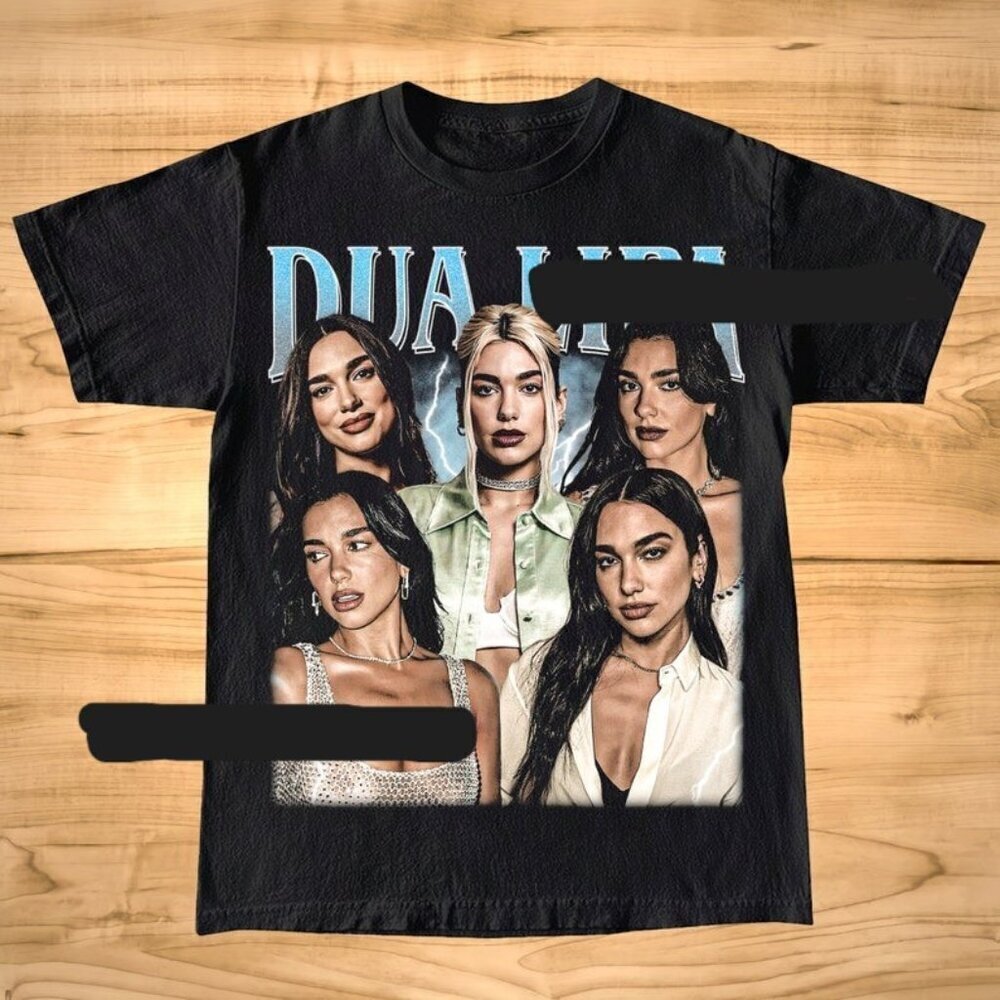 Dua Lipa Tshirt Unisex Man And Women Tee Hip Hop Singer Shirt